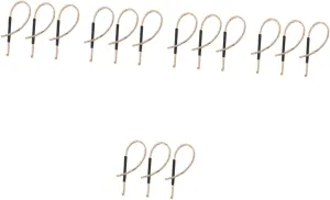 BESPORTBLE 30pcs Survival Wick Cord Starter Tool for Camping BBQ Outdoor Cooking Burning Combustion Supporting Rope for Instant Weather Resistant