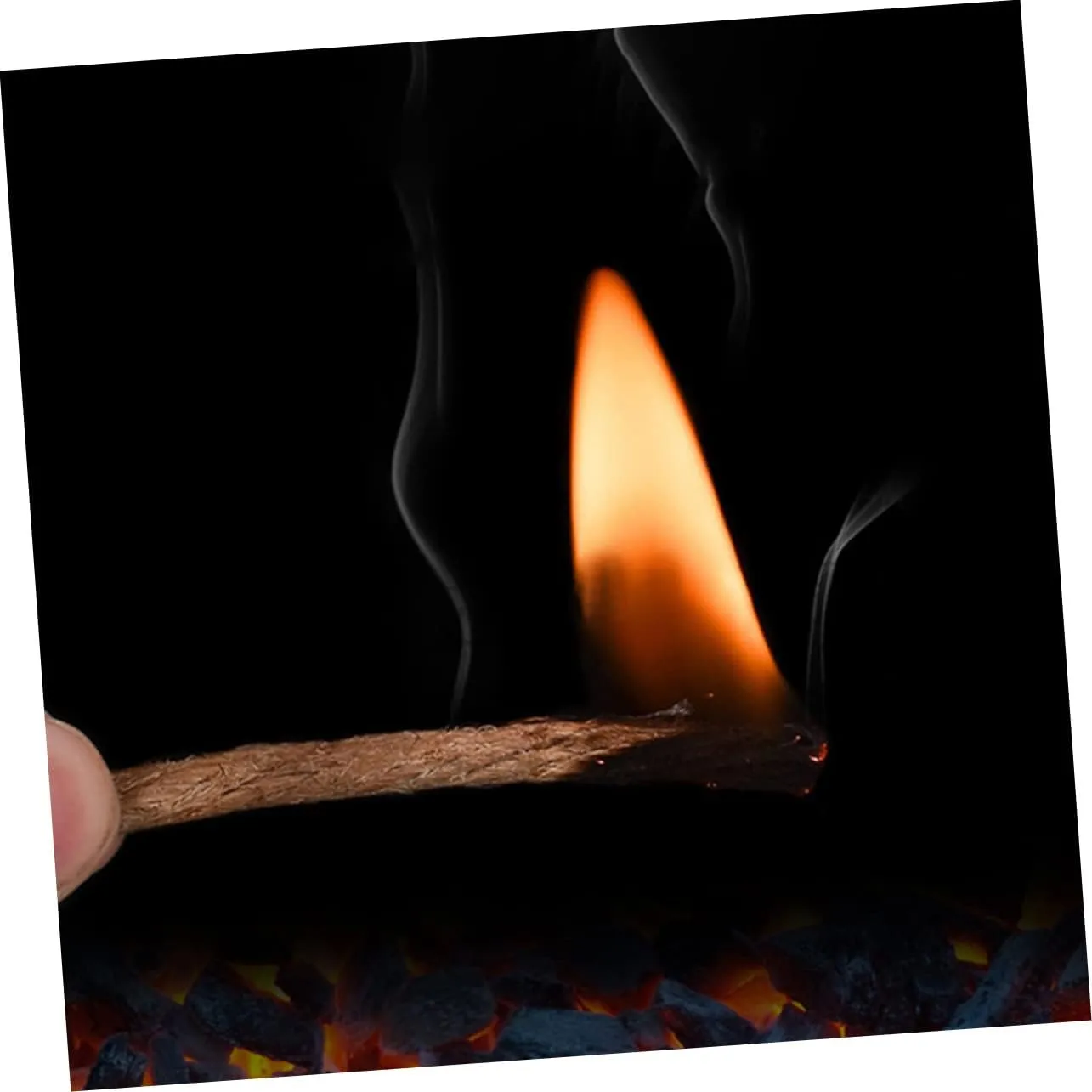 BESPORTBLE 3sets Camp Fire Cooking Equipment Grill Lighter Camping Life Rope Fire Starter Rope Portable Rope 30pcs*3
