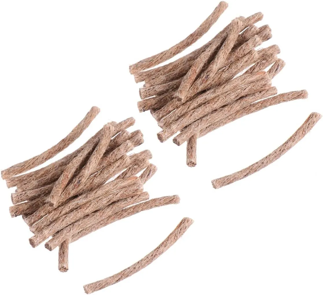 BESPORTBLE 3sets Camp Fire Cooking Equipment Grill Lighter Camping Life Rope Fire Starter Rope Portable Rope 30pcs*3