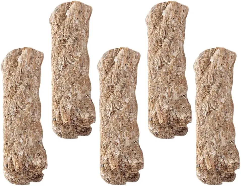 BESPORTBLE 5pcs Cord Fire Starter Jute Ropes Wick BBQ Fire Starter Camping Perfect Present