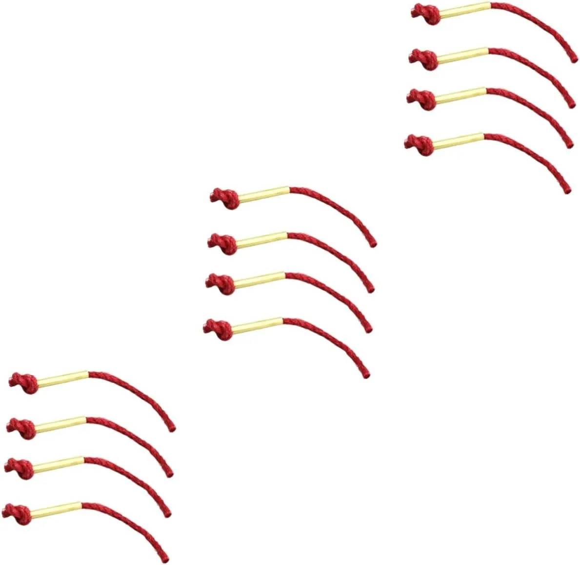 BESPORTBLE 8 Pcs Fuse Grill Lighters Grill Starter Camping Accessories Flame Fire Rope Wax Wick Fire Starter Fat