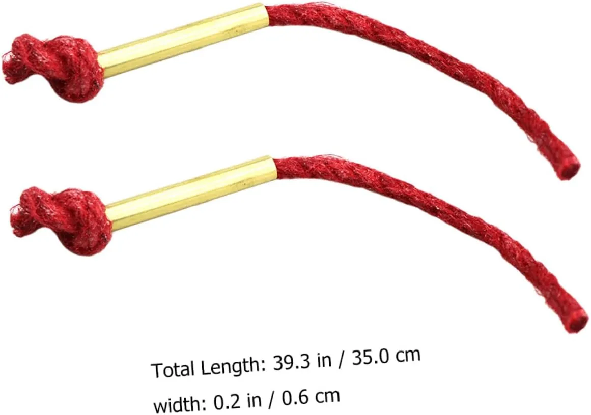 BESPORTBLE 8 Pcs Fuse Grill Lighters Grill Starter Camping Accessories Flame Fire Rope Wax Wick Fire Starter Fat