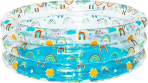 Bestway | Rainbow Inlatable Kids Play Pool, Swimming Pool Toys, Water Pool Toys, Inflatable Baby, Kids Pool for Outdoors