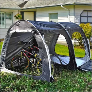 Bicycle Tent with Ventilation Mesh Bike Storage Tent with 210D Oxford Fabric PU4000 Waterproof Small Outdoor Shed Bicycle Shed