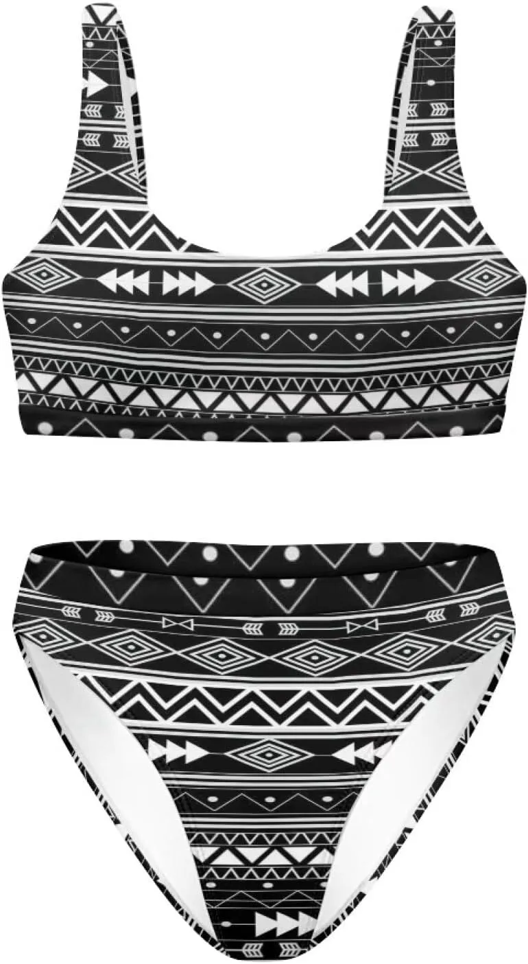 Bikini Sets for Women,High Waisted 2 Piece Swimsuit,Without Bra Pads XS-5xl