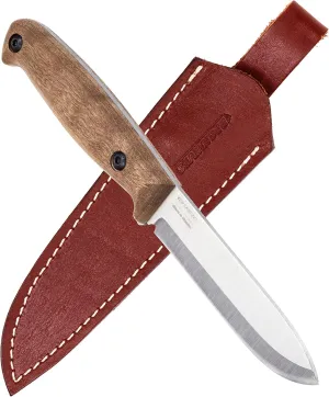 BPS Knives BS1FT SSH - Full-Tang Fixed-Blade Knife - Sharp Stainless Steel Bushcraft Knife With Sheath - Survival Compact Knife - Tactical Outdoor Camp Knives