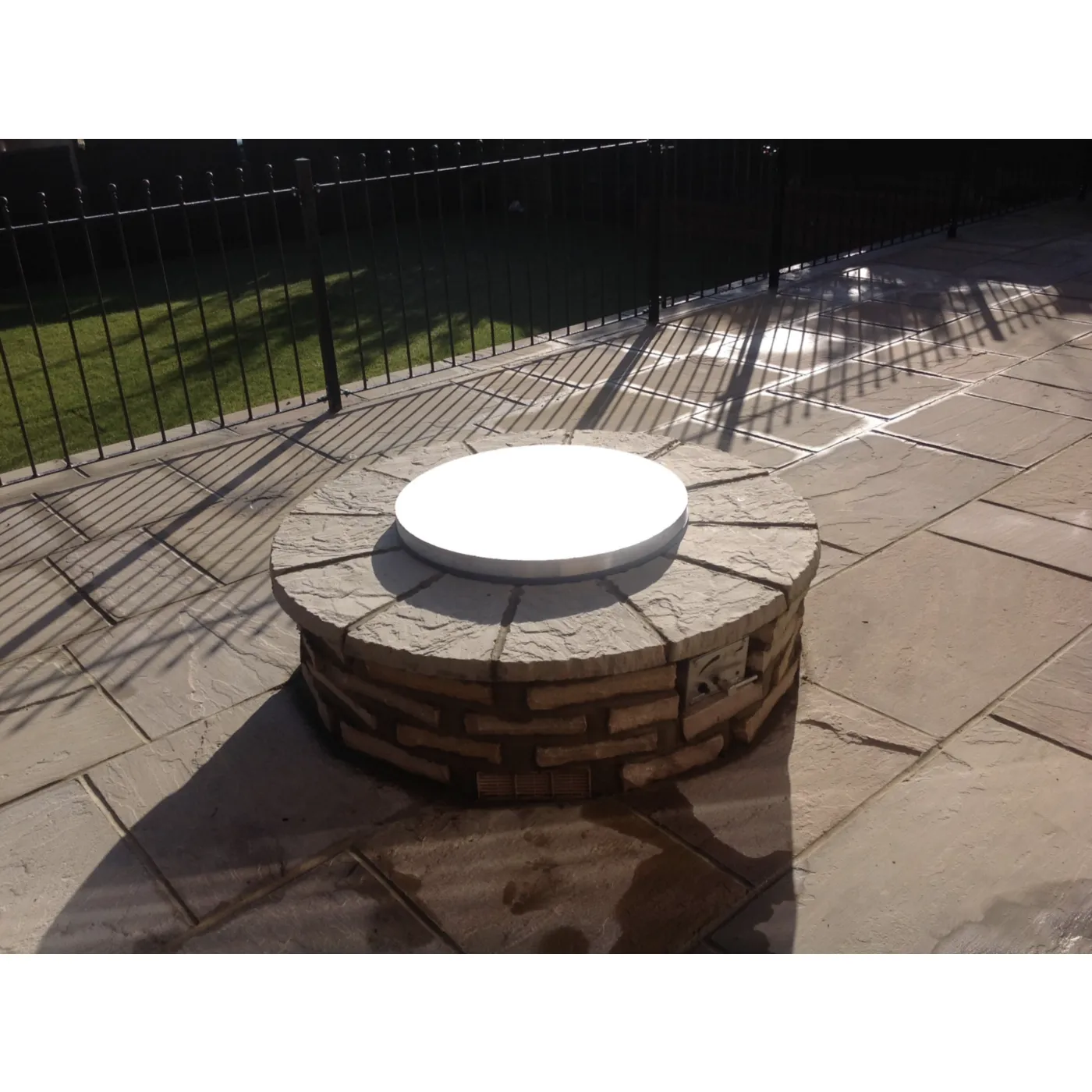 Brightstar Fires Round Gas Fire Pit Weather Cover