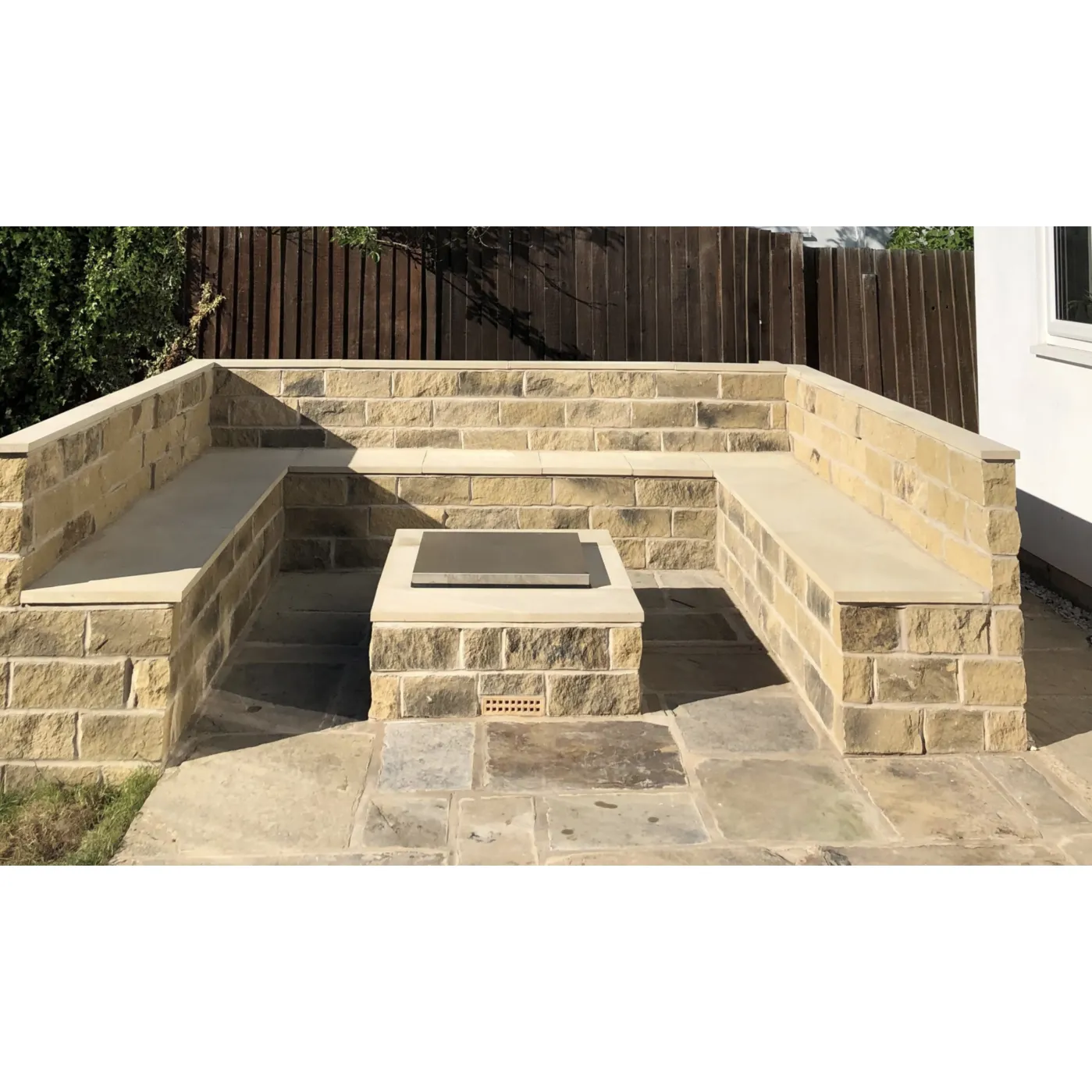 Brightstar Fires Square Gas Fire Pit - Weather Cover