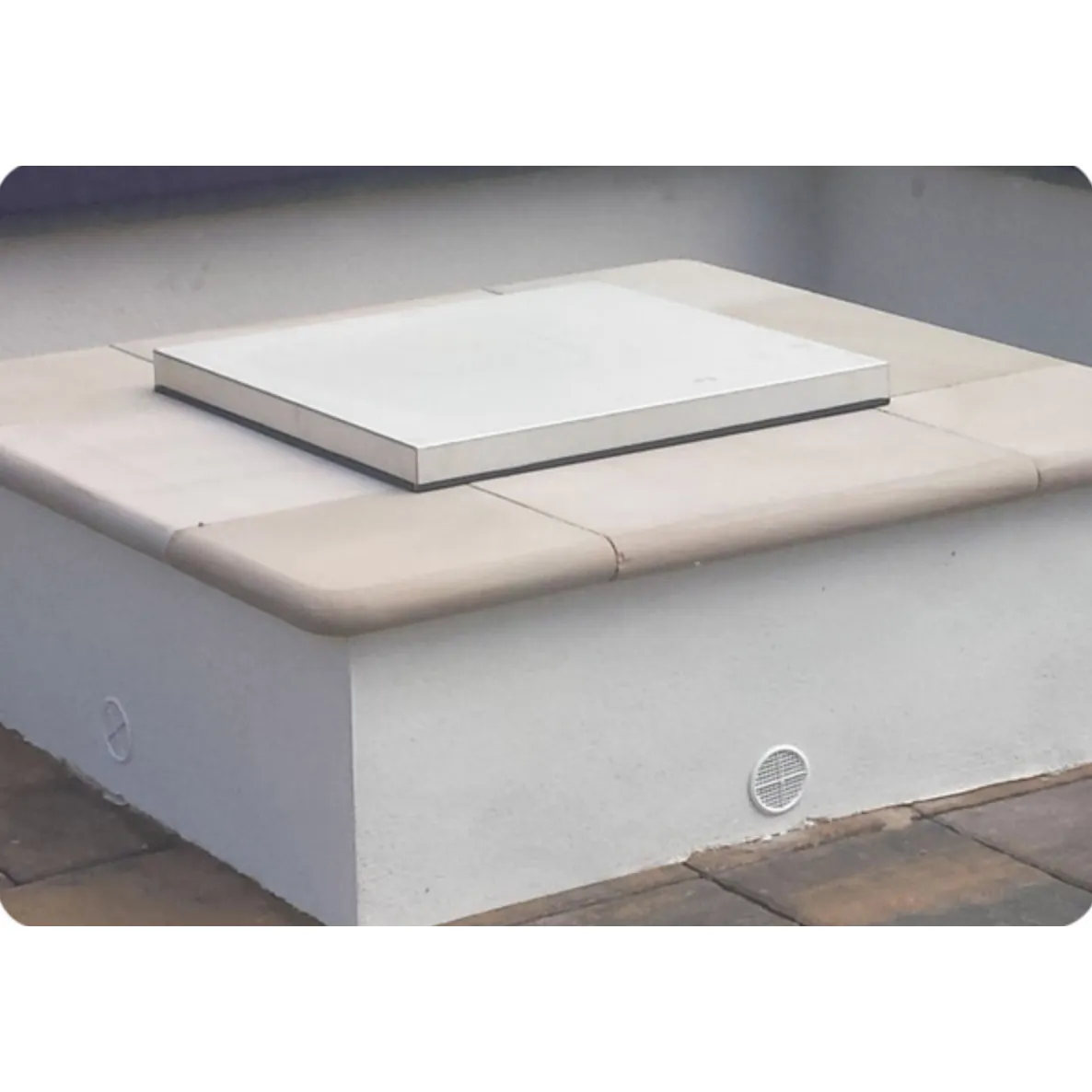 Brightstar Fires Square Gas Fire Pit - Weather Cover