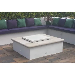 Brightstar Fires Square Gas Fire Pit - Weather Cover