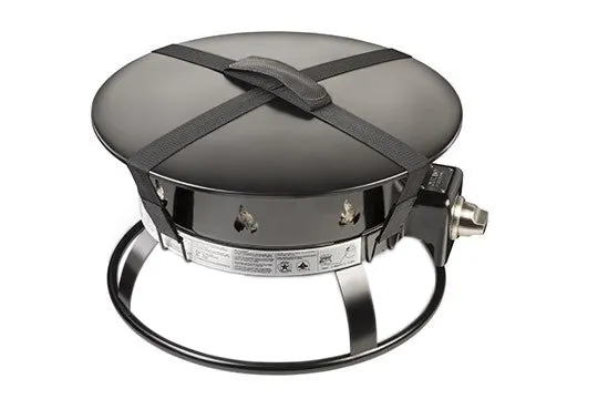 BUNDLE DEAL: Propane Fire Pit With Lid And Carry Bag