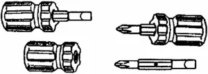 Bwt 26061 Stubby 2-in-1 Reversible Screwdriver (Pack of 24)