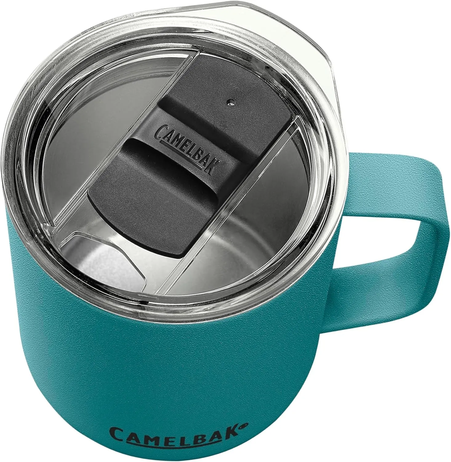 CamelBak Horizon 12oz Camp Mug - Insulated Stainless Steel - Tri-Mode Lid - Lagoon