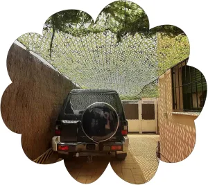 Camouflage Net Cover, Reinforced Camo Netting, Waterproof Sunshade Net, for Outdoor Hunting, Tent Hiding, Camouflage Decoration, 2/3/4/5/6m Military Sunscreen Mesh,3x8m(9.8 * 26.2ft)