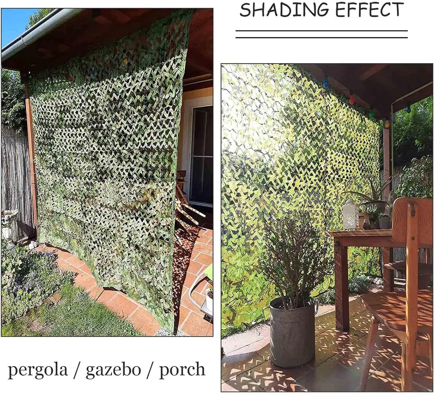 Camouflage Net Cover, Reinforced Camo Netting, Waterproof Sunshade Net, for Outdoor Hunting, Tent Hiding, Camouflage Decoration, 2/3/4/5/6m Military Sunscreen Mesh,3x8m(9.8 * 26.2ft)