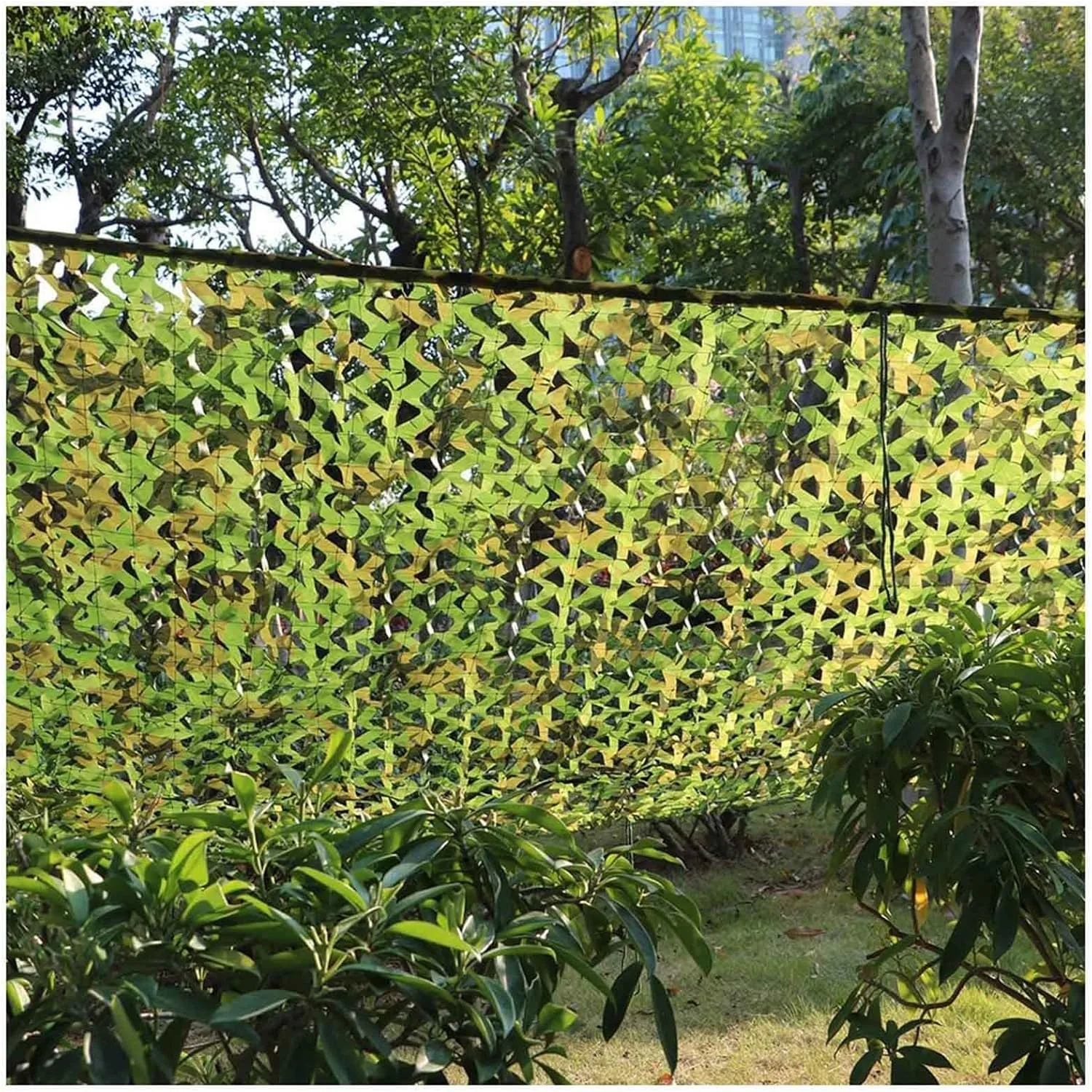 Camouflage Net Cover, Reinforced Camo Netting, Waterproof Sunshade Net, for Outdoor Hunting, Tent Hiding, Camouflage Decoration, 2/3/4/5/6m Military Sunscreen Mesh,3x8m(9.8 * 26.2ft)