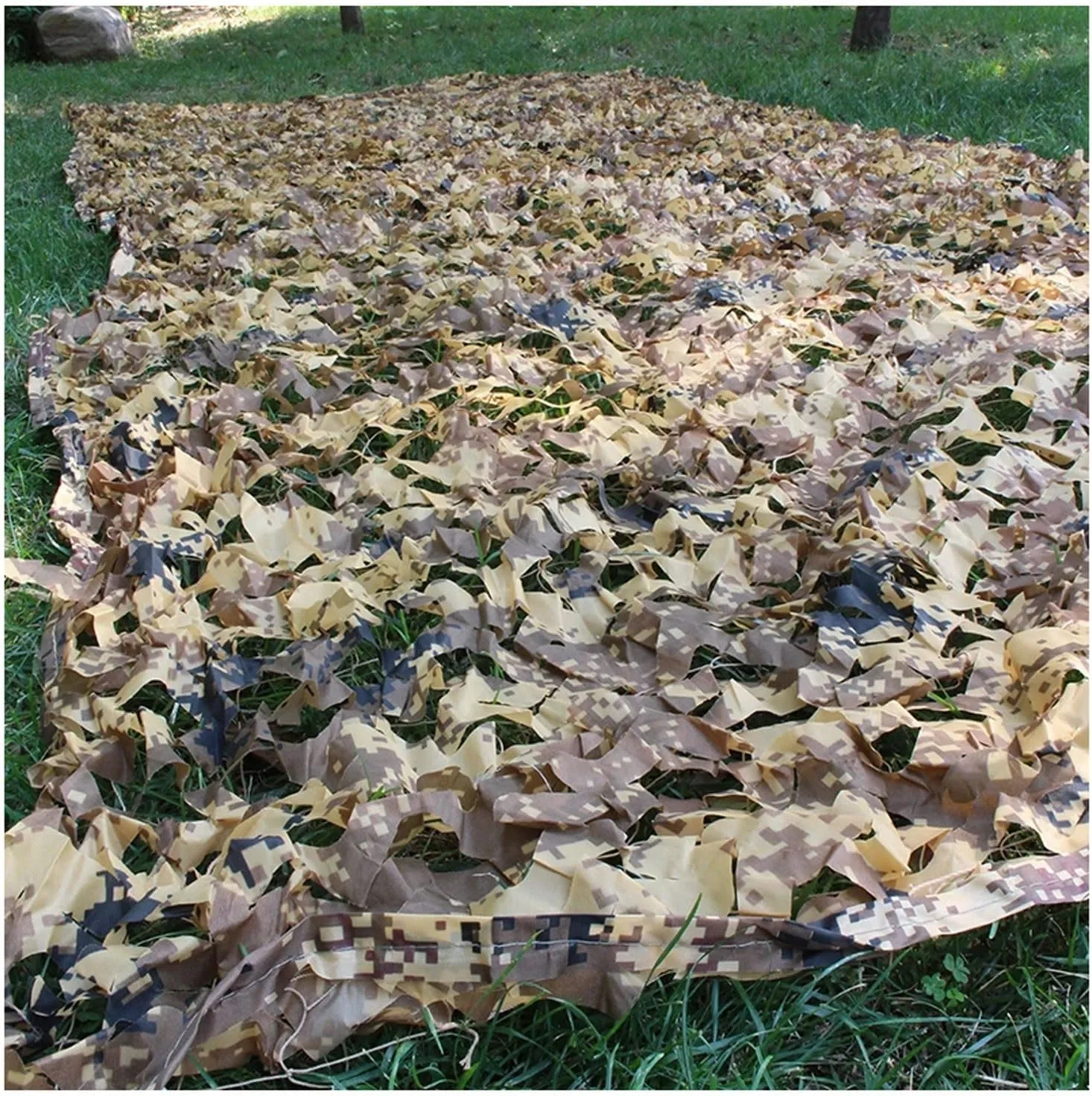 Camouflage Netting Woodland Army Training Camo Netting for Hunting Camping Car Cover and Outdoor Army Sunshade Mesh Garden Party Tent Patio Shade Outdoor Sun Canopy Nets (Size : 3m x 5m)