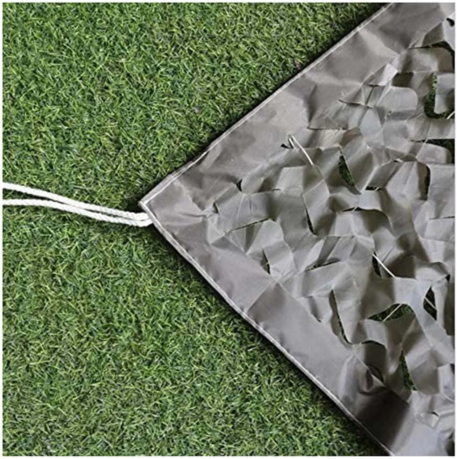 Camouflage Shade Netting, Large Bulk Roll Camo Net, Army Military Mesh, Grey Sun Protection Camouflage Net Cover, for Hunting, Tent, Garden, Various Sizes,3x5m(9.8 * 16.4ft)