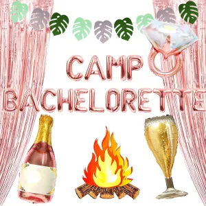Camp Bachelorette Decoration Camp Bachelorette Banner Camp Bachelorette Sign Camp Bachelorette Balloons Camp Bachelorette Party Favors Mountain Bachelorette Decoration