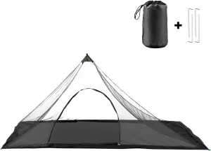 Camping Tent with Carry Bag Water Resistant Outdoors Mesh Tent for Backpacking Hiking Camping Fishing,Camp mesh Netting, Black