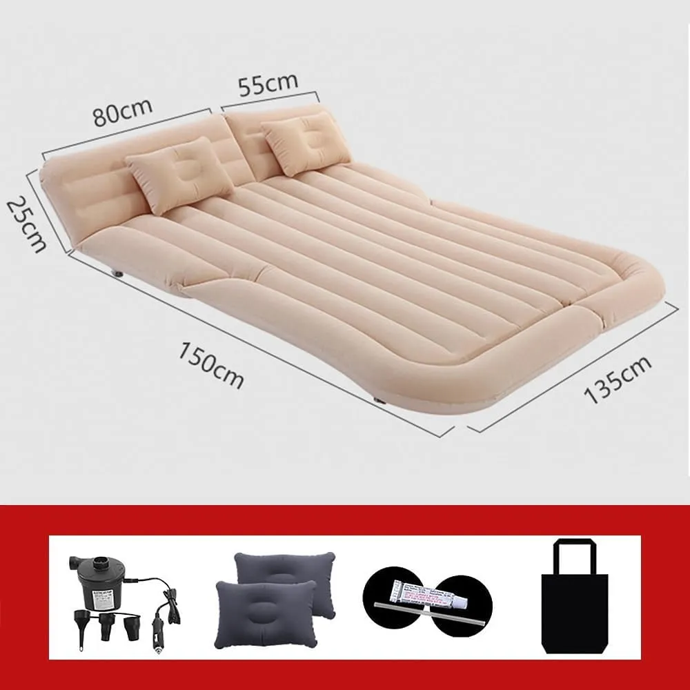 Car Inflatable Mattress for Accord 2018 2019 2020 2021 Rear Trunk Air Cushion Camping Travel Folding Self Inflating Sleeping Pad Back Seat Air Mattresses,Grey1
