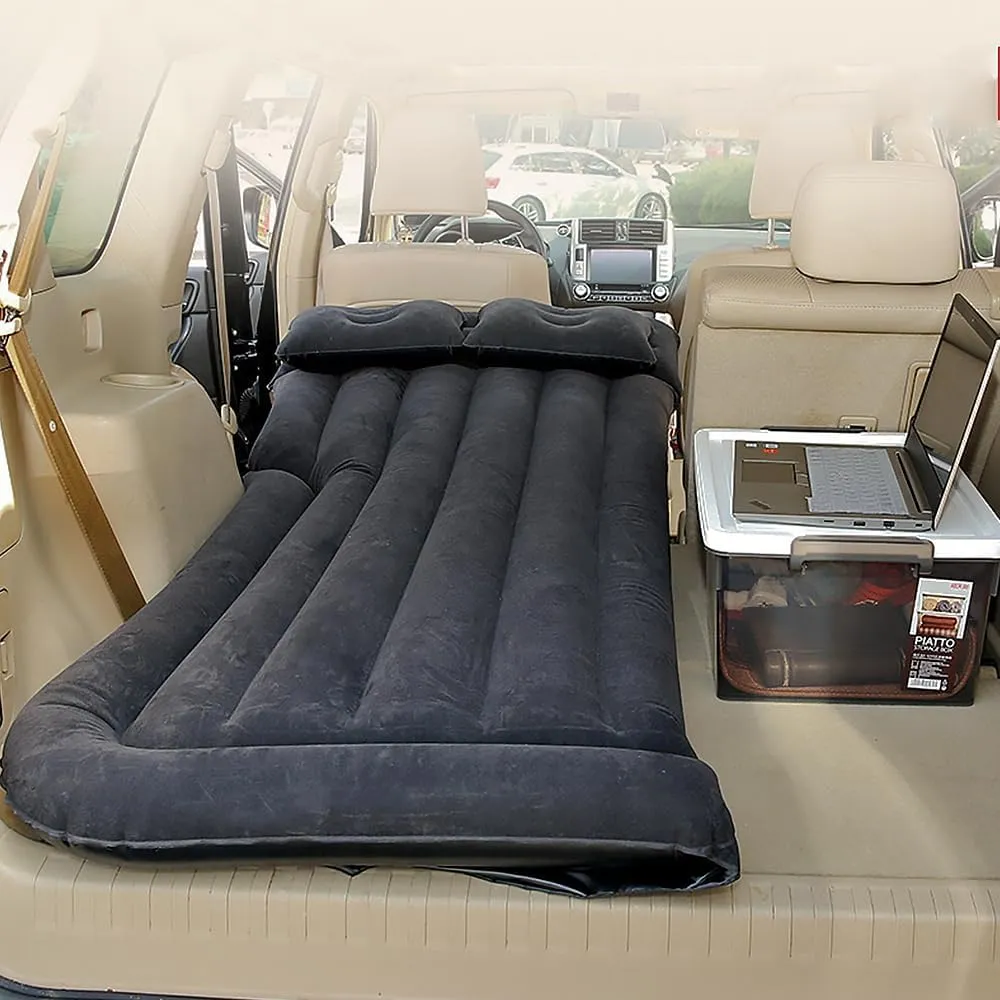Car Inflatable Mattress for Accord 2018 2019 2020 2021 Rear Trunk Air Cushion Camping Travel Folding Self Inflating Sleeping Pad Back Seat Air Mattresses,Grey1