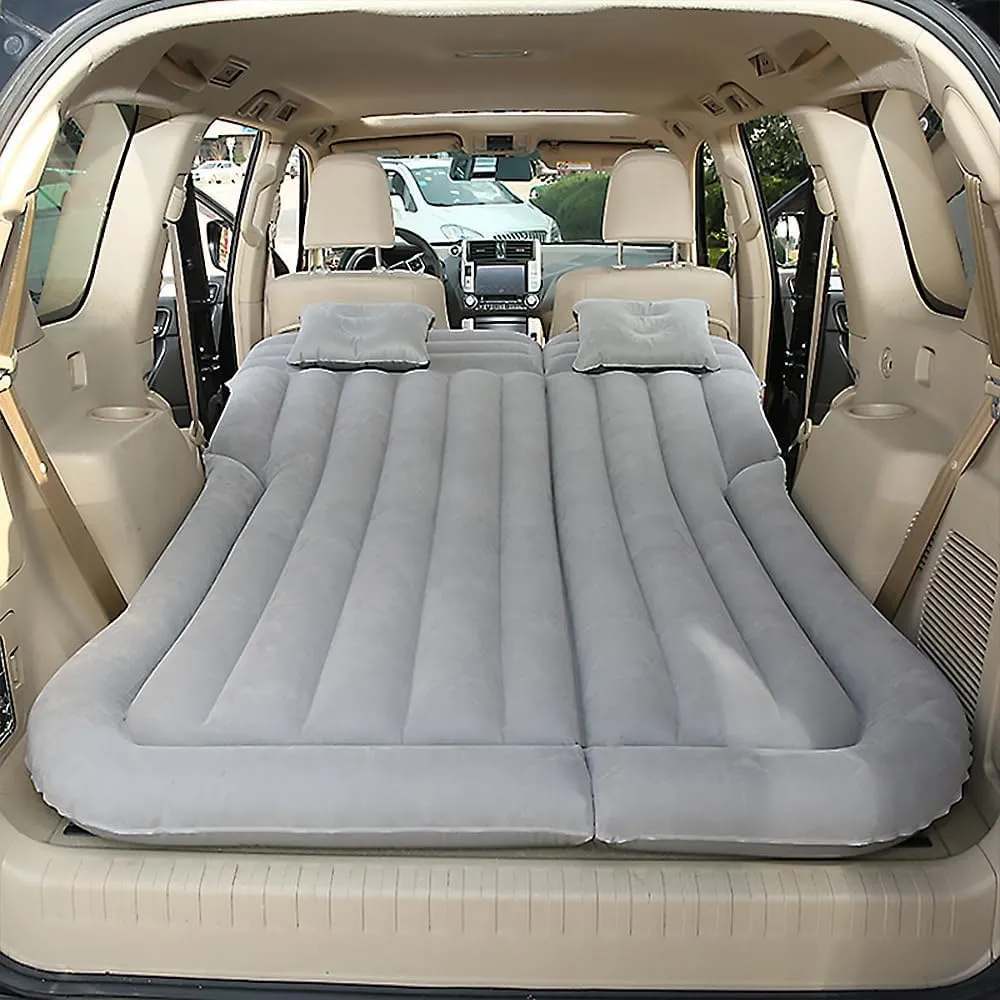 Car Inflatable Mattress for Accord 2018 2019 2020 2021 Rear Trunk Air Cushion Camping Travel Folding Self Inflating Sleeping Pad Back Seat Air Mattresses,Grey1