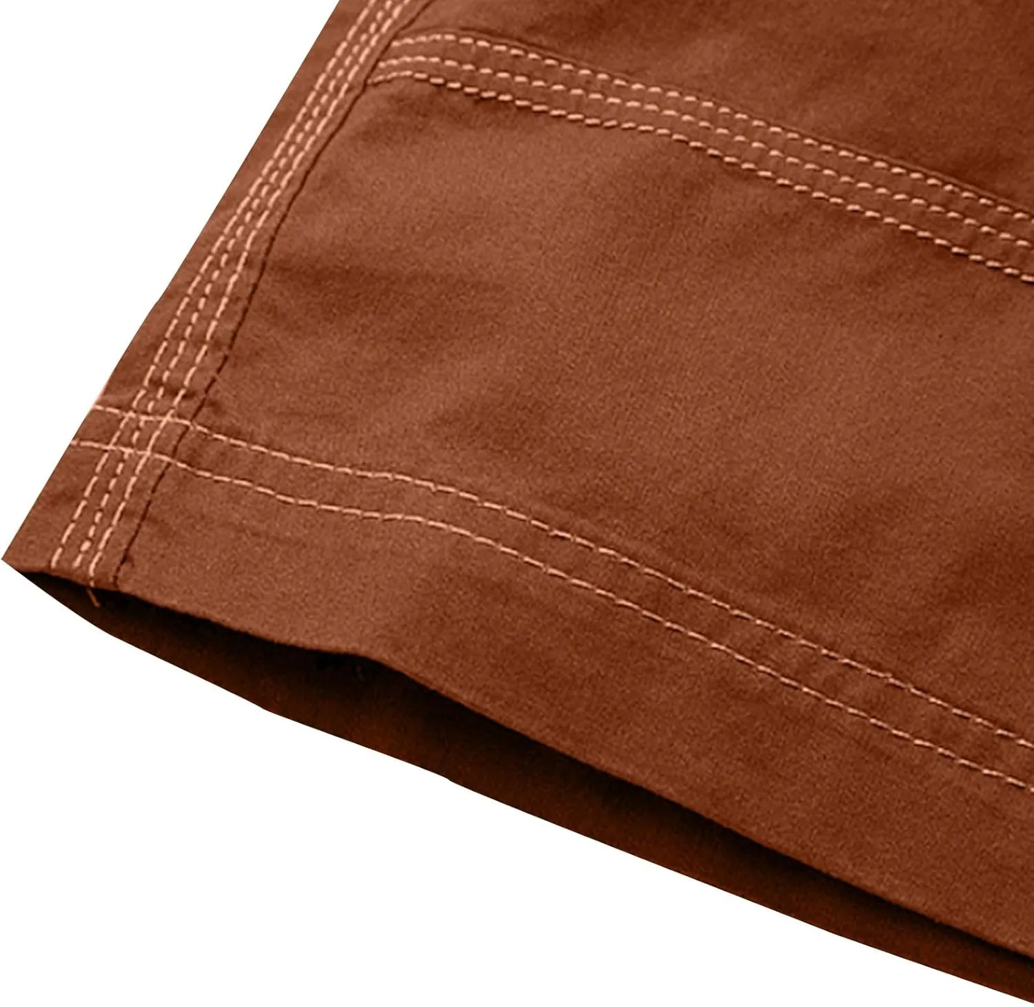 Cargo Capri Pants Women Elastic Waist Bermuda Shorts Summer Casual Jean Joggers Hiking Pants with Multi Pocket