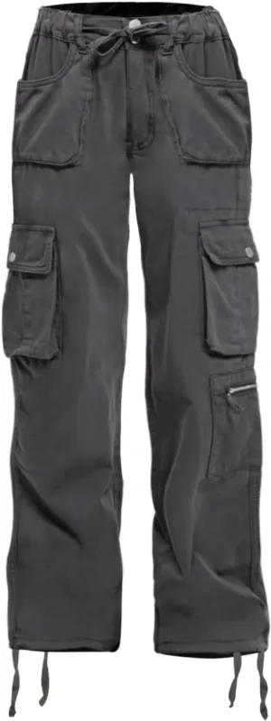 Cargo Pants Women Baggy Hiking Casual Cotton Military Tactical Army Combat Work Pants with 7 Pockets