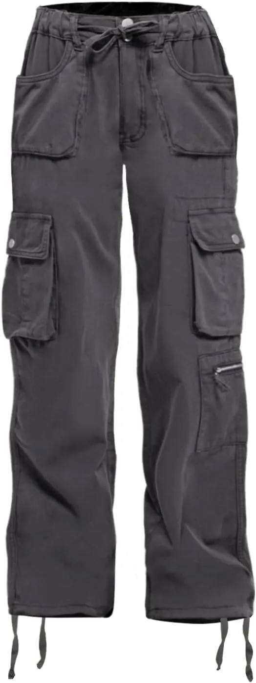 Cargo Pants Women Baggy Hiking Casual Cotton Military Tactical Army Combat Work Pants with 7 Pockets