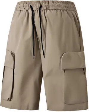 Cargo Shorts Men Heavyweight Cotton Outdoor Adventure Multi Pocket Stretch Comfort Casual Summer Shorts