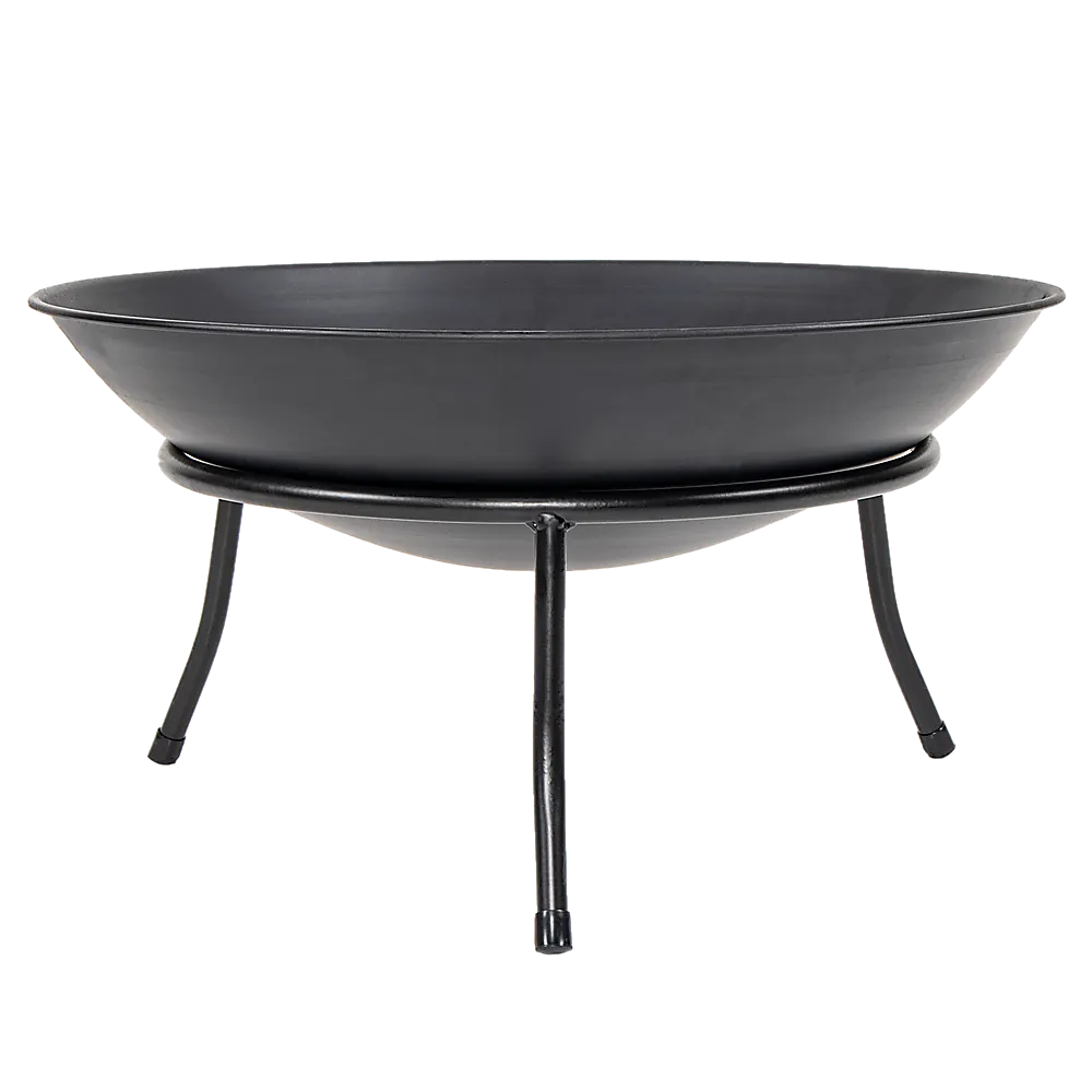 Cast Iron Fire Bowl Traditional Log Fire Pit Outdoor Heating Camp Site Barbecue