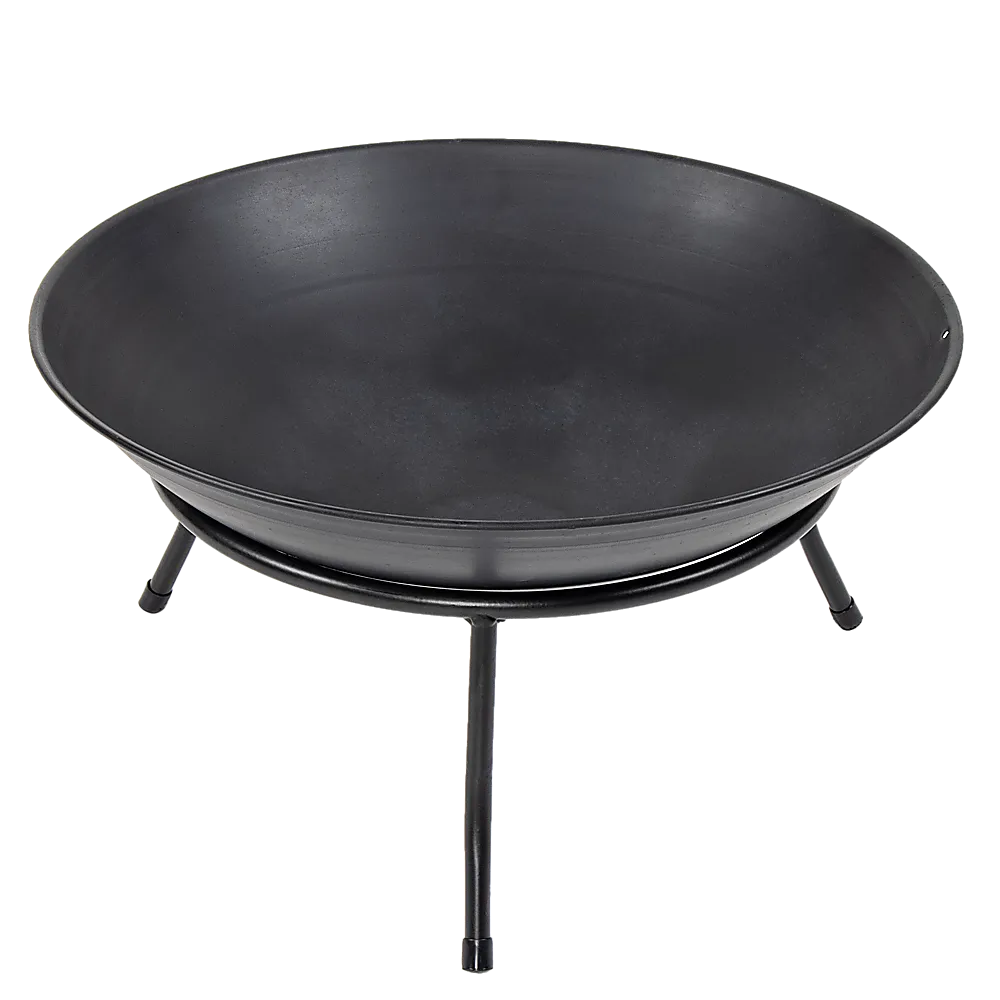 Cast Iron Fire Bowl Traditional Log Fire Pit Outdoor Heating Camp Site Barbecue