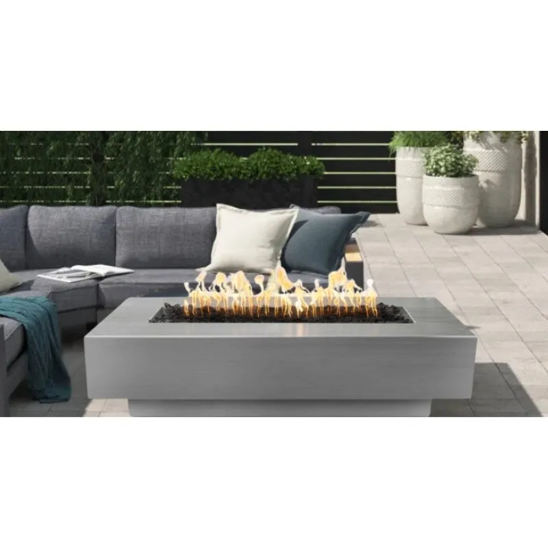 Cedar Park Fire Pit - Stainless Steel | 96"