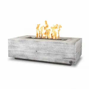Cedar Park Fire Pit - Wood Grain Concrete | 120"