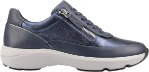 Clarks Women's Tivoli Zip Trainers, Navy Mix, 9.5 Women