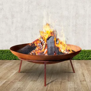 Classic Fire Pit (60cm) Iron Bowl - Oxidized Brown