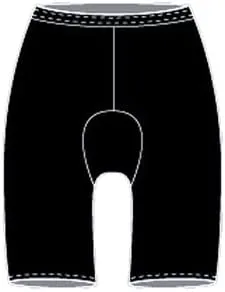 Clothing Shorts Andiamo Women's Padded Skins Black Small