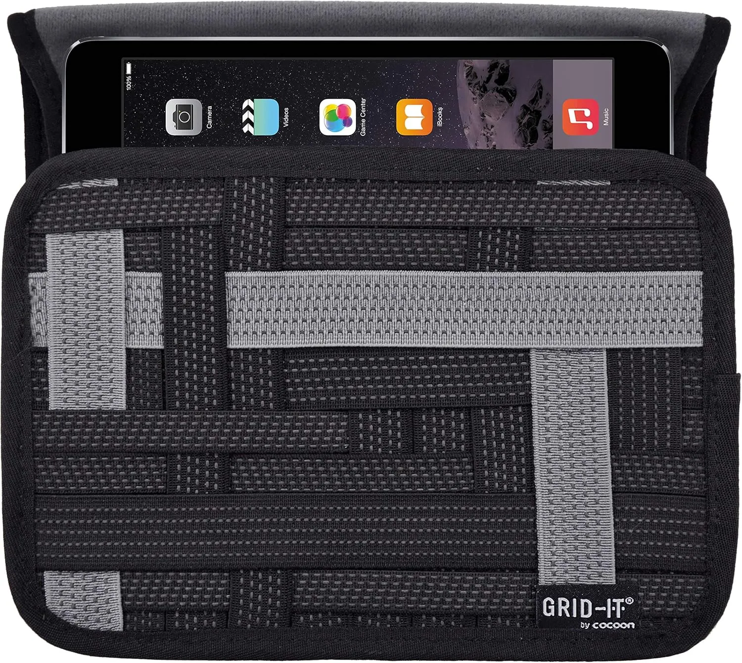 Cocoon CPG35RD GRID-IT!® Wrap 7 Tablet Accessory Organizer (Racing Red)