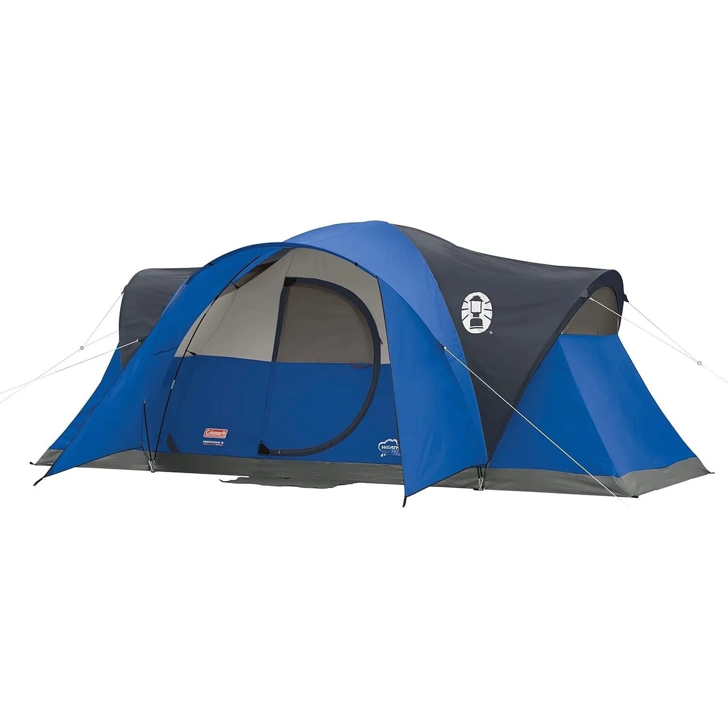 Coleman Montana Camping Tent, 6/8 Person Family Tent with Included Rainfly, Carry Bag, and Spacious Interior, Fits Multiple Queen Airbeds and Sets Up in 15 Minutes