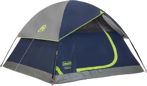 Coleman Sundome 6-Person Tent with Rainfly, Weatherproof Tent Sets Up in 10 Mins