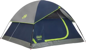 Coleman Sundome Camping Tent with Rainfly, 2/3/4/6 Person Tent Sets Up in 10 Mins, Weatherproof Shelter for Camping, Festivals, Backyard, Sleepovers, & More
