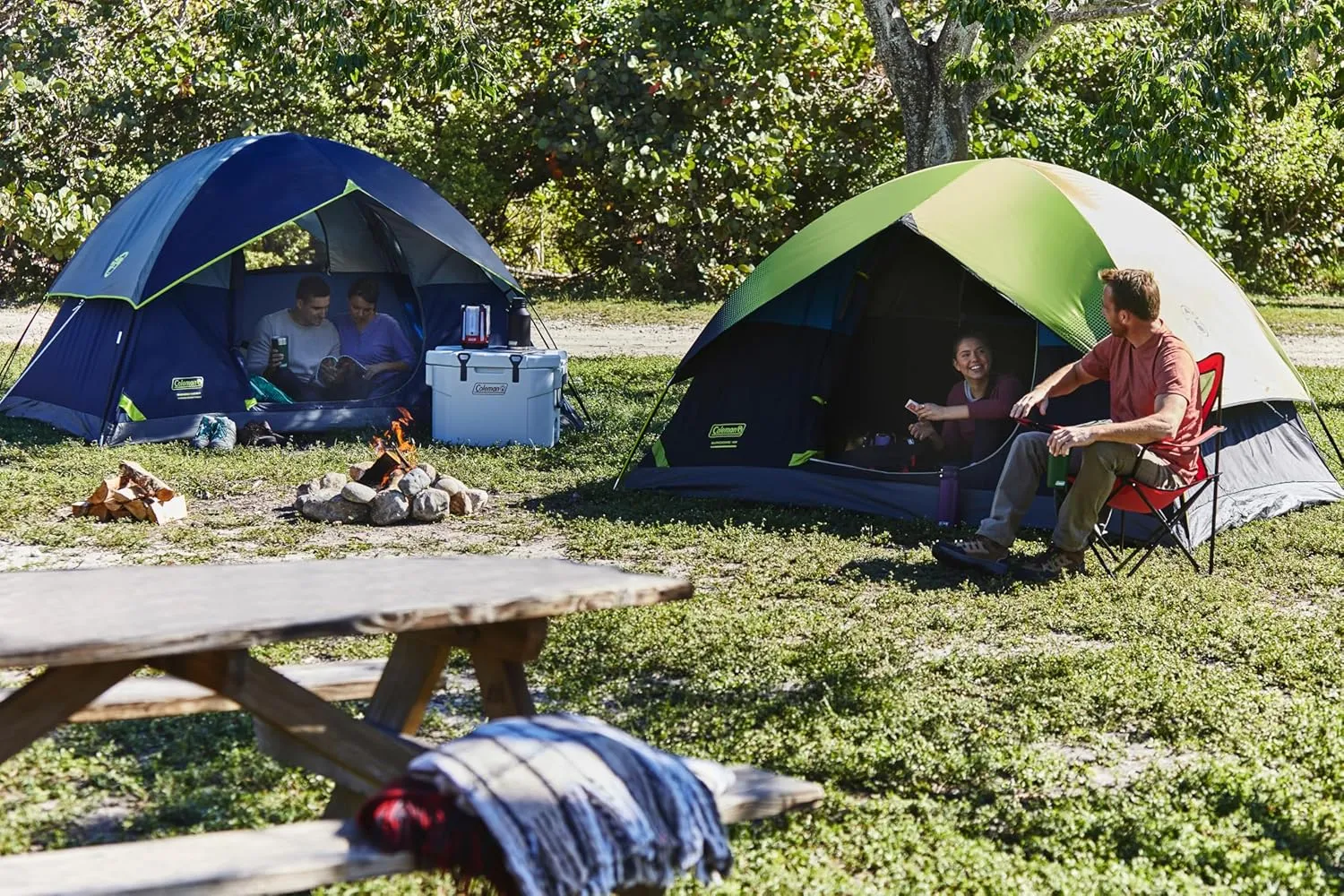 Coleman Sundome Camping Tent with Rainfly