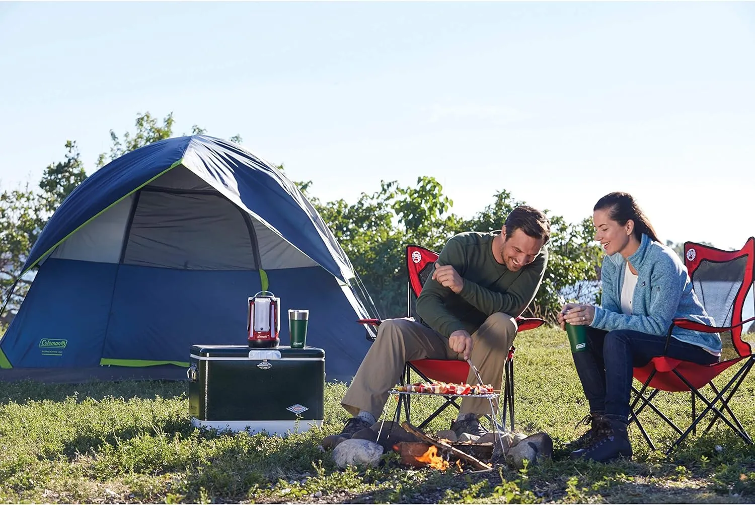 Coleman Sundome Camping Tent with Rainfly
