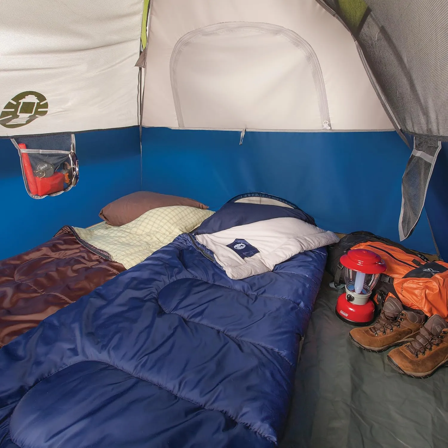 Coleman Sundome Tent with Rainfly, Weatherproof Tent Sets Up in 10 Mins