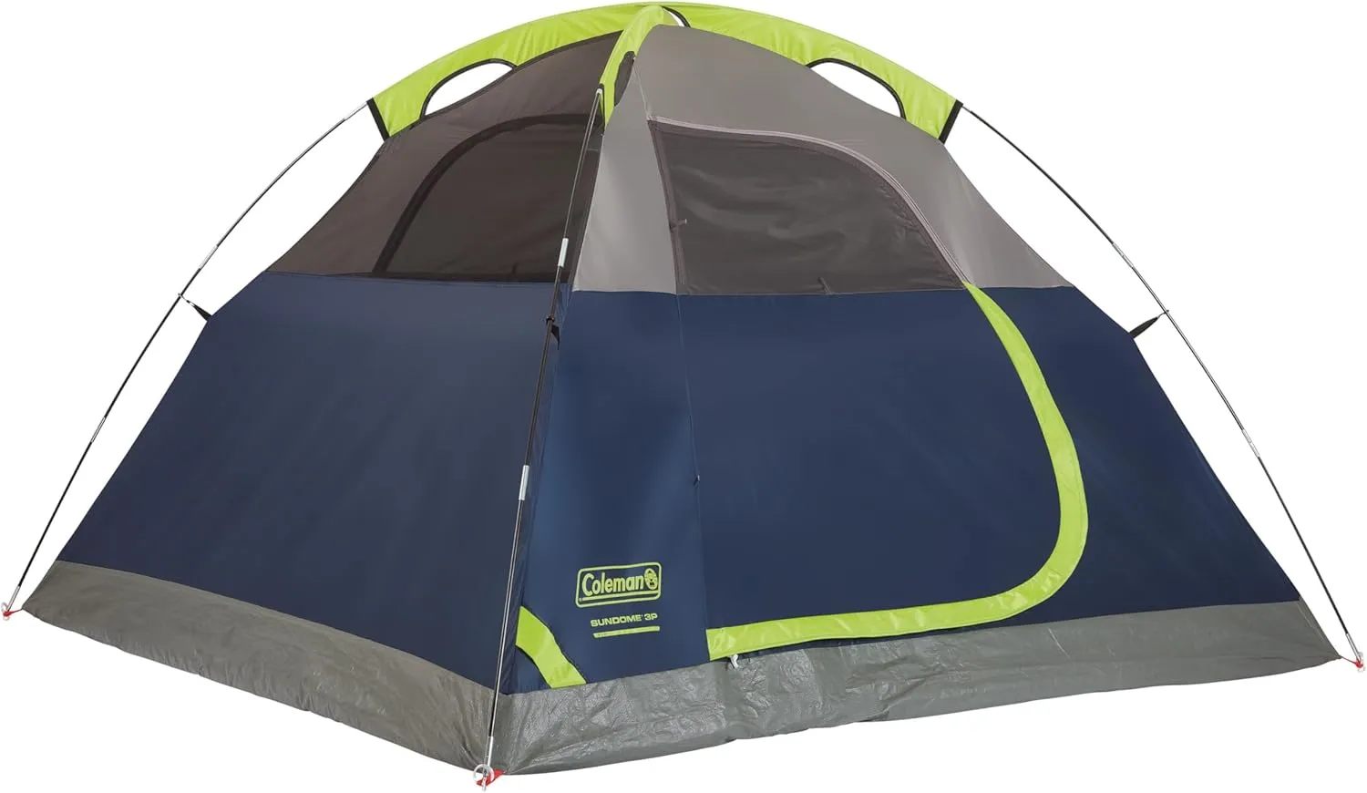 Coleman Sundome Tent with Rainfly, Weatherproof Tent Sets Up in 10 Mins