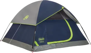 Coleman Sundome Tent with Rainfly, Weatherproof Tent Sets Up in 10 Mins