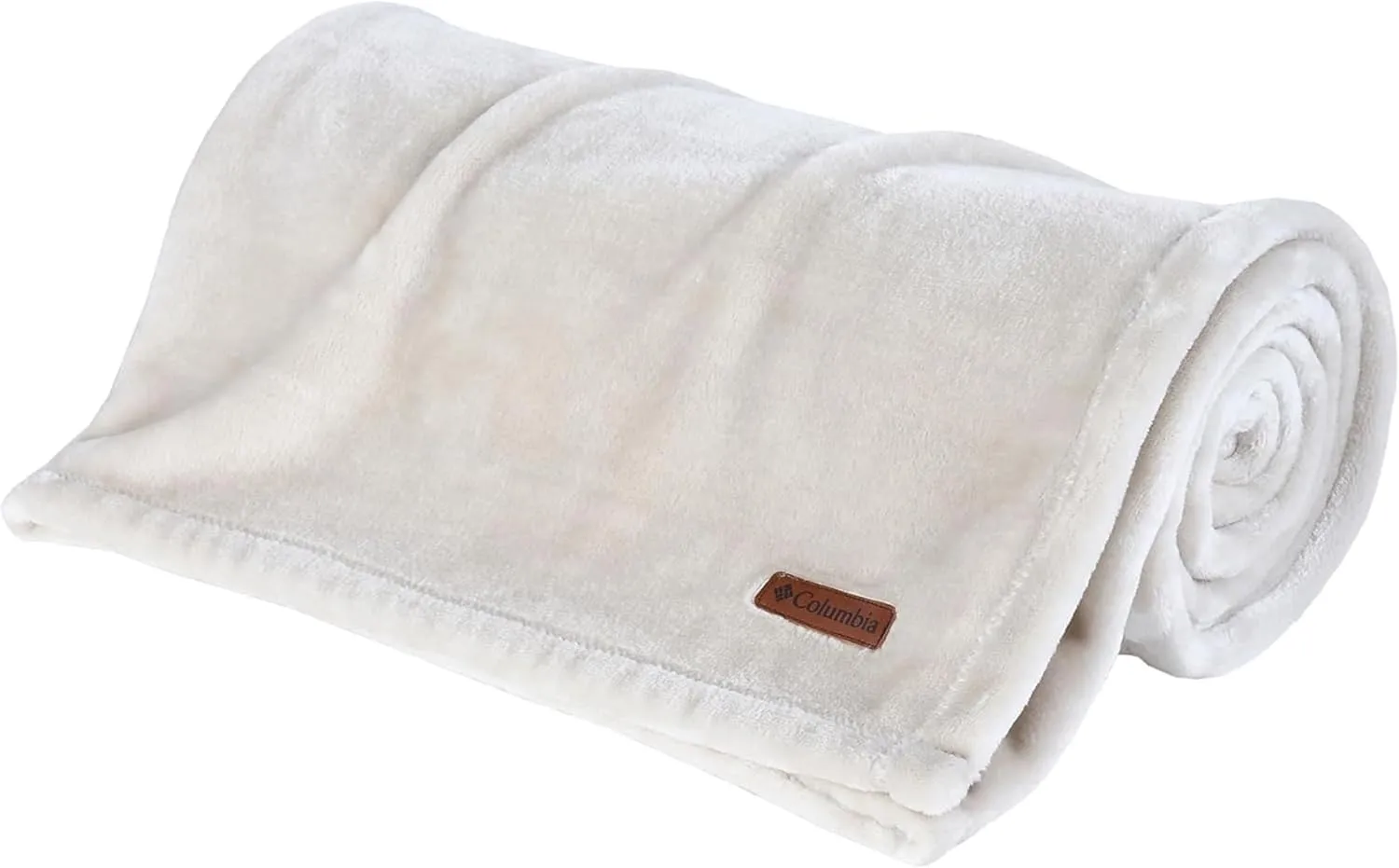 Columbia 50" x 60" Super Plush Lightweight Throw Blanket - Outdoor Essentials for Camping, Picnics, and Adventures, Soft and Cozy Home Essentials for Bed and Living Room - Dark Stone