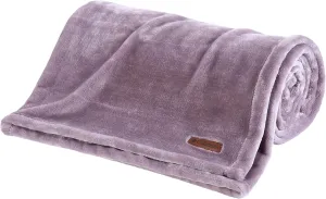 Columbia 50" x 60" Super Plush Lightweight Throw Blanket - Outdoor Essentials for Camping, Picnics, and Adventures, Soft and Cozy Home Essentials for Bed and Living Room - Sparrow