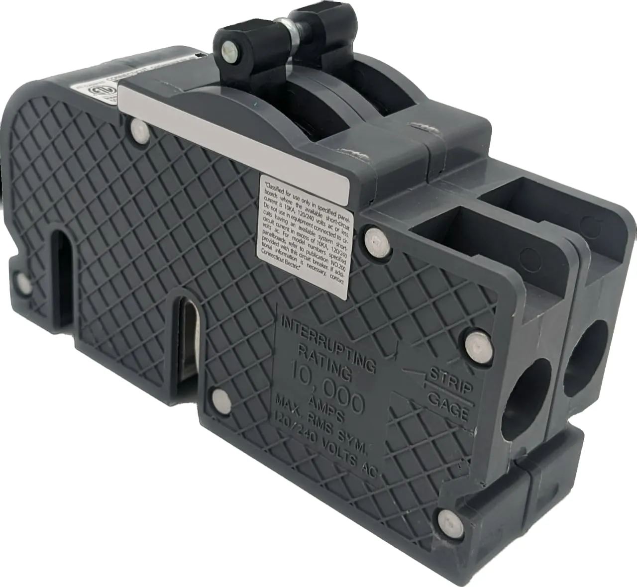 Connecticut Electric UBIZ250-1 - 50 Amp 1-1/2 in 2-Pole Zinsco QC50 Compatible Circuit Breaker, ETL Listed, Safe & Reliable Replacement